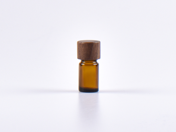 Braunglasflasche 5ml, mit Tropfmontur Walnut